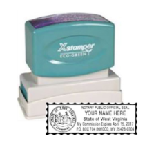 Get your WV Notary X-Stamper Pre-Inked Stamp! High-quality, customizable with your notary info. Order now from CalStamp for a professional touch.