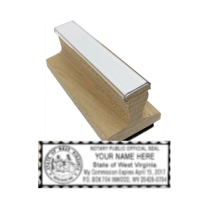 Get your customized WV Notary Rubber Stamp for business use. High-quality and personalized with your notary info. Order now from CalStamp!