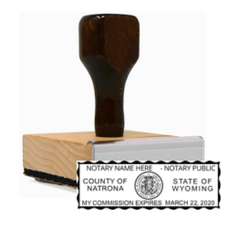 WY-NOT-1 - WY Notary
Rubber Stamp