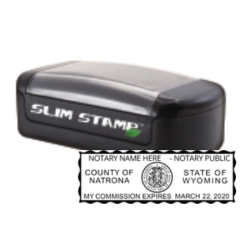 WY-SLIM - WY Notary
Slim Pre-Inked Stamp
