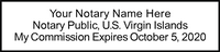 VI Notary Slim Stamp - Layout 2