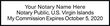 Get your customized VI Notary Stamp - Layout 2 from CalStamp. High-quality, rectangular design. Personalize now and ensure your notary needs are met! Order today!