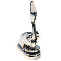 Enhance your documents with the MR-0CHROME Embossing Seal. Sleek chrome cast desk design with 1-5/8 in. die. Order now from CalStamp for professional results!