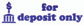 Accustamp For Deposit - Blue Ink