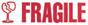Accustamp Fragile - Red Ink