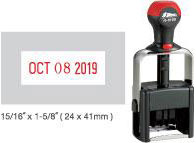 H-6100 - Shiny H-6100 Heavy Duty Self-Inking Dater