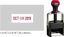 Get the Shiny H-6106 Heavy Duty Self-Inking Dater (1-5/16" x 2-3/16") from CalStamp. Durable and reliable for all your dating needs. Order now for fast shipping!