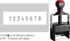 Get the Shiny H-6558/PL Heavy Duty Self-Inking Numberer from CalStamp! With 8 bands and a durable design, it's perfect for all your numbering needs. Order now!
