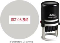 R-552D - Shiny R-552D Self-Inking Dater-2 in Dia.