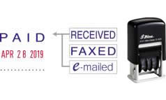 Get the Shiny-303 Multi-Word Dater from CalStamp! Perfect for efficient date stamping. Order now for fast, reliable service and enhance your office productivity!