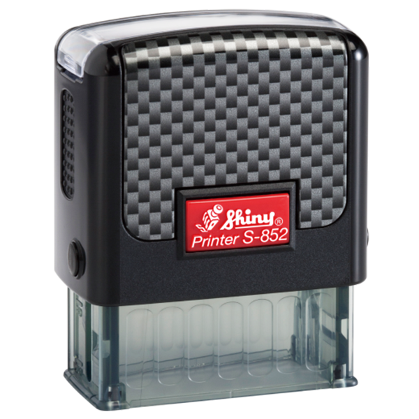 Get the Shiny-852 Self-Inking Deposit Stamp with 2 customizable lines. Perfect for quick, clear deposits. Order now from CalStamp!