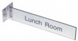 Shop CalStamp's 2x10" Gold Aluminum Corridor Sign. Perfect for office hallways. Durable and stylish. Order now for fast shipping!