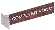 Discover our 2x8 inch Silver Aluminum Corridor Sign, perfect for any space. Durable and stylish. Order now from CalStamp for fast shipping!
