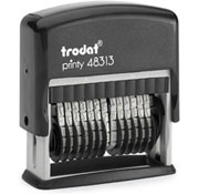 Get precise numbering with the 48313 13-digit numberer from CalStamp. Featuring 1/8" characters, it's perfect for your needs. Order now for accurate results!