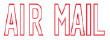 Get your 1001 1-Color 'AIRMAIL' Title Stamp from CalStamp! Perfect for clear, professional impressions. Order now for fast shipping!