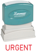 Get the 1103 1-Color 'URGENT' Title Stamp from CalStamp. Perfect for quick, clear marking. Order now to streamline your workflow! Impression size: 1/2" x 1-5/8".