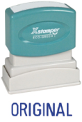 Get the ORIGINAL PTR 40 1-Color Title Stamp from CalStamp! Perfect for marking documents with a clear 'ORIGINAL' impression. Shop now for quality and precision!