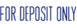 Get the 1121 1-Color Title Stamp for secure deposits. Impression size: 1/2" x 1-5/8". Reads 'FOR DEPOSIT ONLY'. Order now from CalStamp for fast shipping!