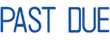 Get organized with CalStamp's 'PAST DUE' 1-Color Title Stamp. Perfect for office use. Order now and streamline your paperwork! Impression size: 1/2" x 1-5/8".