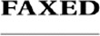 Get the 1216 1-Color 'FAXED' Title Stamp from CalStamp. Perfect for office use with a 1/2" x 1-5/8" impression size. Order now for efficient document management!