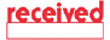 Get organized with the 1223 1-Color 'RECEIVED' Title Stamp from CalStamp. Perfect for office use. Order now and streamline your paperwork!