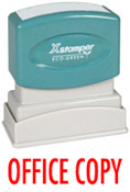 Get organized with the OFFICE COPY PTR 40 Red Title Stamp from CalStamp. Impression size: 1/2" x 1-5/8". Perfect for office use. Order yours today!