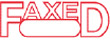 Get the 1350 1-Color Title Stamp from CalStamp. Perfect for marking documents with 'FAXED'. Impression size: 1/2" x 1-5/8". Order now for efficient office use!
