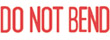 Get the 1537 1-Color Title Stamp from CalStamp! Perfect for marking 'DO NOT BEND' on your documents. Order now for clear, professional impressions.