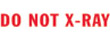 Ensure your packages stay safe with our 'DO NOT X-RAY' title stamp. Perfect for sensitive items. Order now from CalStamp! Impression size: 1/2" x 1-5/8".