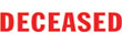 Get the 1648 1-Color 'DECEASED' Title Stamp from CalStamp. Perfect for clear, professional marking. Order now for precise impressions!