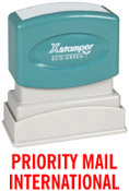 Shop CalStamp's PRIORITY MAIL INTL PTR 40 Red 1-Color Title Stamp. Perfect for international mailing needs. Order now for fast, reliable shipping!