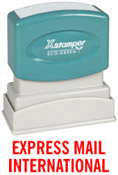 Shop CalStamp's EXPRESS MAIL INTL 1727 1-Color Title Stamp. Perfect for international mail, 1/2" x 1-5/8" impression. Order now for efficient mailing!