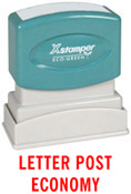 Shop CalStamp's LETTER POST ECONOMY PTR 40 Red Stamp. Perfect for efficient mail sorting. Impression size: 1/2" x 1-5/8". Order now for fast, organized mailing!