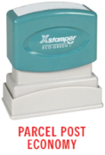Get the 1811 1-Color Title Stamp from CalStamp! Perfect for marking 'PARCEL POST ECONOMY'. Order now for clear, professional impressions.