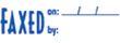 Get the 1820 1-Color Title Stamp from CalStamp! Perfect for marking documents with 'FAXED ON/BY'. Shop now for precise and efficient office stamping.