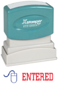 Get organized with the 2027 2-Color 'ENTERED' Title Stamp! Perfect for efficient document management. Shop now at CalStamp for fast shipping and great prices!