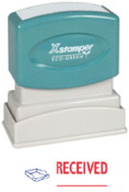 Get the 2030 2-Color Title Stamp 'RECEIVED' from CalStamp. Perfect for efficient document management. Order now and streamline your office tasks!