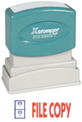 Get organized with the 2032 2-Color Title Stamp from CalStamp. Perfect for marking 'FILE COPY'. Shop now for precise, professional impressions!