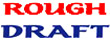 Get the 2033 2-Color Title Stamp 'ROUGH DRAFT' from CalStamp. Perfect for organizing documents. Order now for clear, professional impressions!