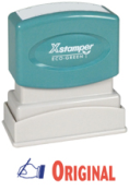 Get the 2039 2-Color Title Stamp from CalStamp! Perfect for marking documents with 'ORIGINAL'. Shop now for a clear, professional impression.